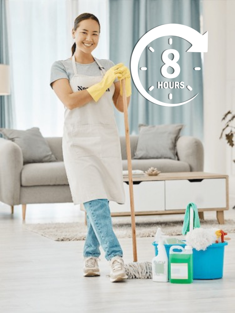 บริการแม่บ้าน 8 ชั่วโมง 1 คน 1840 บาท